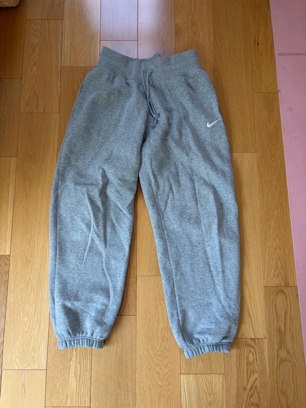 Nike Gray Fleece Jogger Bottoms